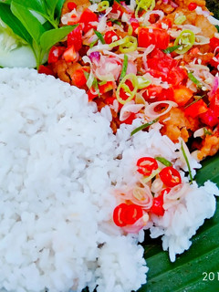 Foto resep Ayam geprek sambal matah