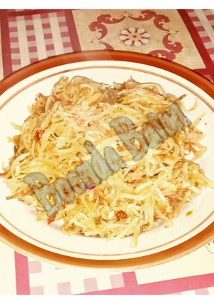Foto resep Tumis Kates/Pepaya Muda + Udang Rebon Kering