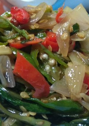 Foto resep Cah kangkung setan