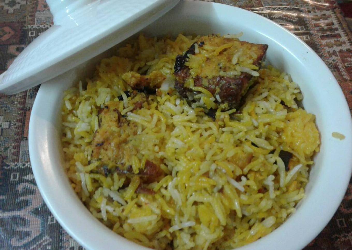 Tikka Paneer dum biriyani