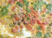 A picture of milk egg omelette