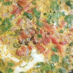 A picture of Egg omelet recipe.
