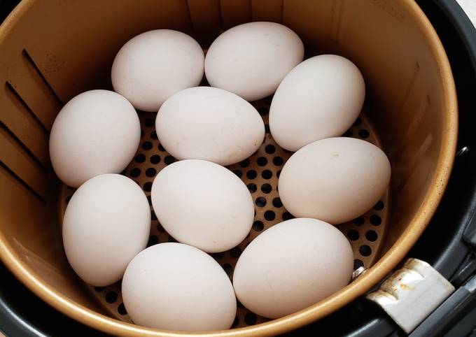 Resep Airfryer Hardboiled Eggs alias Telur Rebus Airfryer #ketopad oleh