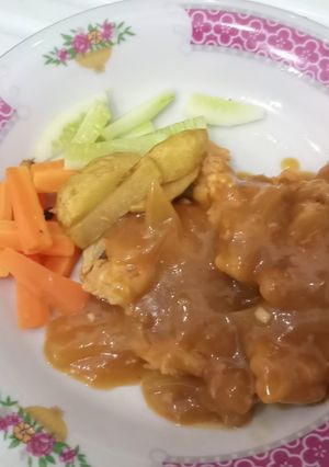 Foto resep Crispy chicken steak