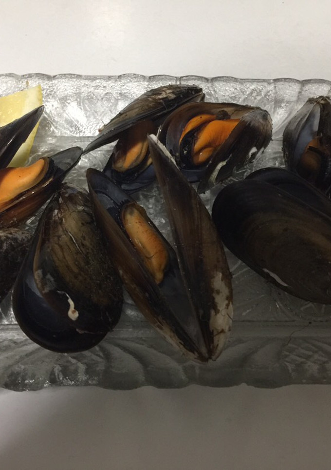 Una foto de Mejillones al vapor
