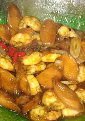 Foto resep Udang sosis lada hitam