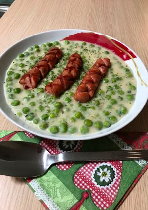 Zöldborsófőzelék gluténmentesen recept fotója