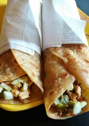 A picture of Paneer Veg Roll.