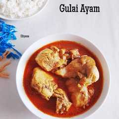 A picture of Gulai Ayam.