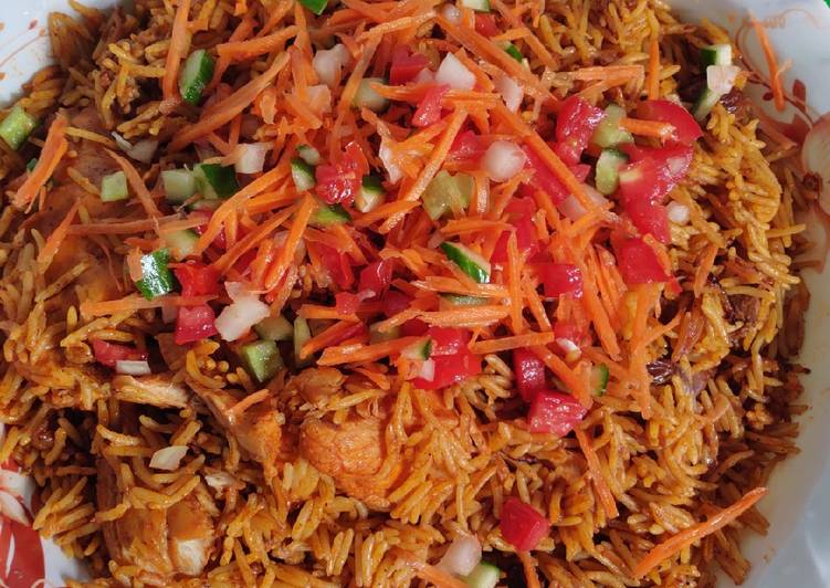 كبسة دجاج تشهي 👌😋
