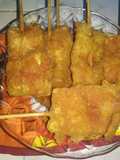 Sate telur crispy