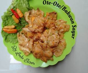 Resep Terbaik 6. Ote-Ote/Bakwan Sayur Praktis Enak