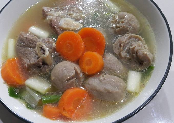 Resep Sup Baso Iga Sapi Oleh Lina Aritonang Cookpad