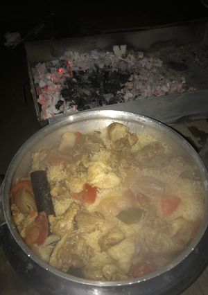 صورة لوصفة مضغوط باللحم 😋