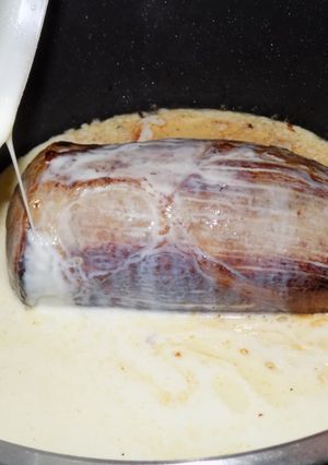 Una foto de Peceto a la crema (sin crema) de la mamá Teresa