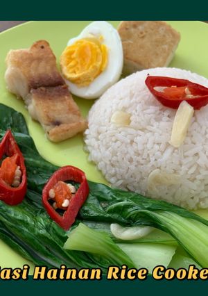 Foto resep Nasi Hainan Rice Cooker