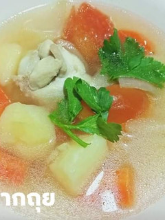รูปของ ซุปไก่ใสไล่หวัด