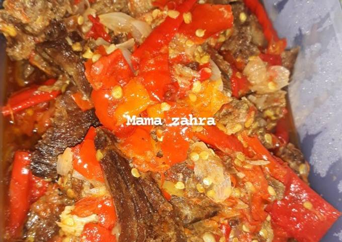 Resep Balado daging ala padang yang Enak Banget