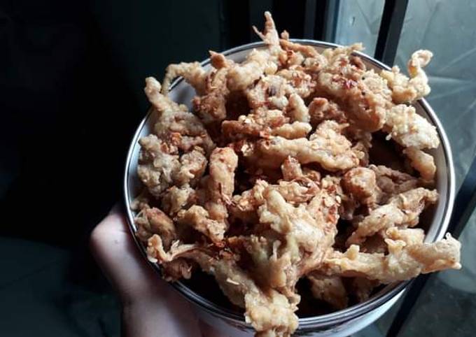 🍄Resep Jamur Crispy Gurih dan Renyah Tahan Lama🍄