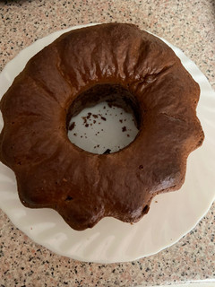 Una foto de Bizcocho fit de chocolate y avena