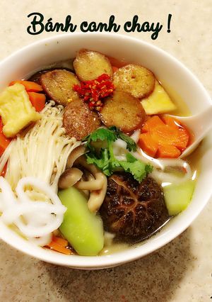 Hình của món Bánh canh chay !.