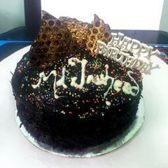 A picture of Chocolate truffle cake eggless.