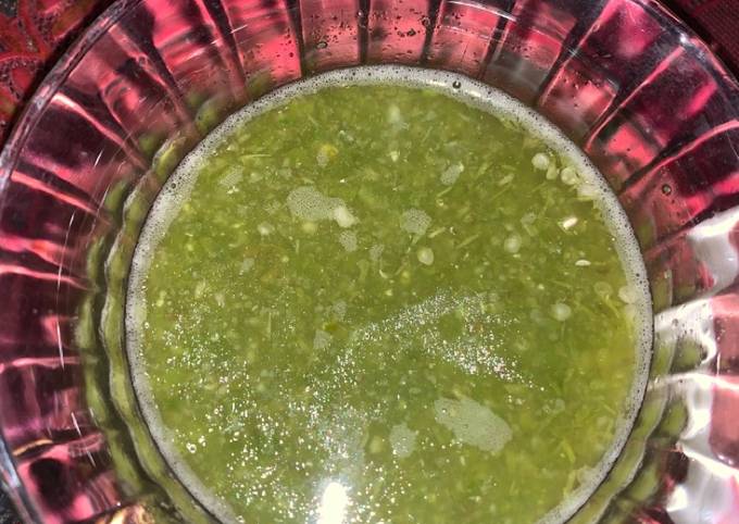 Cara membuat Sambel hijau pendamping sup ayam Cara membuat Sambel hijau pendamping sup ayam