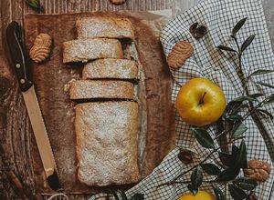 Foto di 🍏 Strudel di Mele con cioccolato, biscotti integrali e cannella 🍏