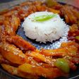 Schezwan Chilli Potatoes with Jeera Rice