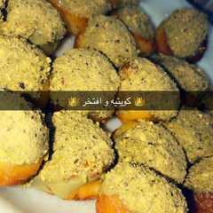 طريقة عمل صب القفشة بصوص البستاشيو ✌🏻-レシピのメイン写真