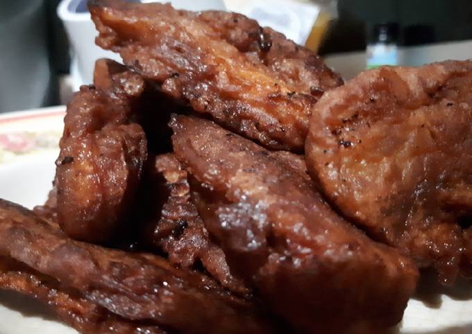 Pisang Goreng Tepung Coklat