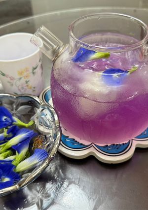 蝶豆花檸檬飲 的食譜成品照片