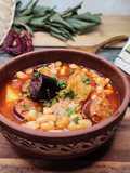 Pochas con costillas de cerdo y chorizo asturiano