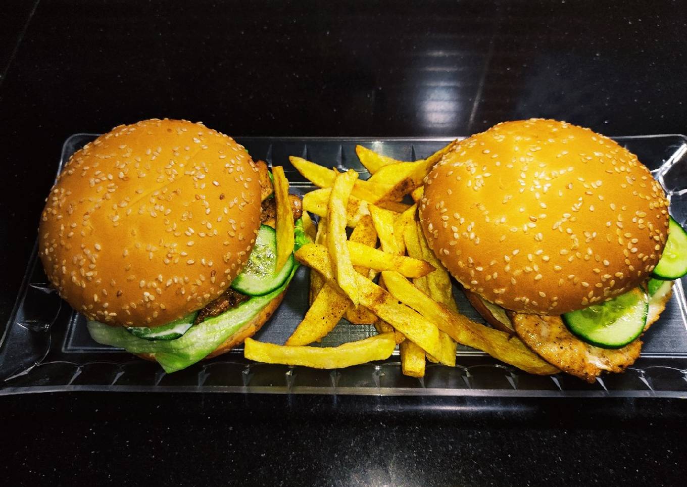 Grilled Chicken Fillet Burgers