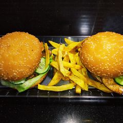 A picture of Grilled Chicken Fillet Burgers.