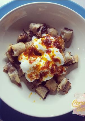 O poză a rețetei Manti la cuptor (Feraye)/ Un altfel de colțunași.