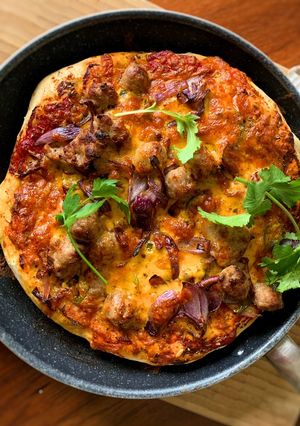 A picture of Cheats Deep Pan Pizza.