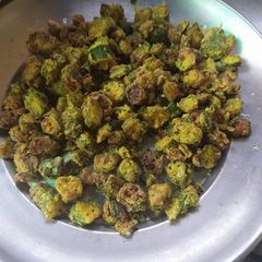 A picture of Kurkure bhindi.