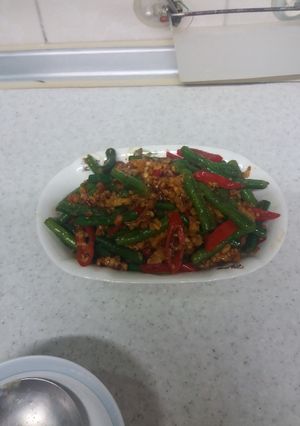 Foto resep Sambel goreng tempe dan kacang panjang