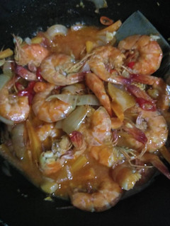 Foto resep Udang mentega asem pedas