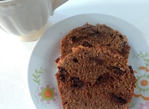 Foto principal de Budín integral vegano de café y chips de chocolate by Sandri