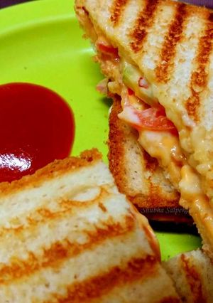A picture of 5 Minutes Grilled Sandwich.