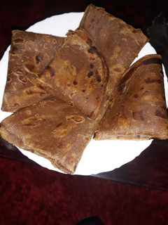 A picture of Brown chapatis # author's marathon.