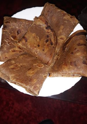 A picture of Brown chapatis # author's marathon.