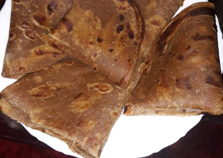 Brown chapatis # author's marathon