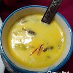 A picture of Kesar Basundi.