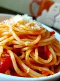 Espaguete com molho de tomate
