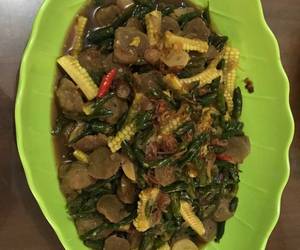 Resep mudah Oseng oseng jagung muda lombok ijo Gurih Mantul