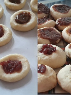 Una foto de Pepas de dulce de leche y membrillo