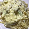 Fettucine carbonara